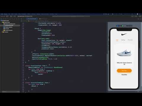 SwiftUI 2.0 Nike App Concept UI