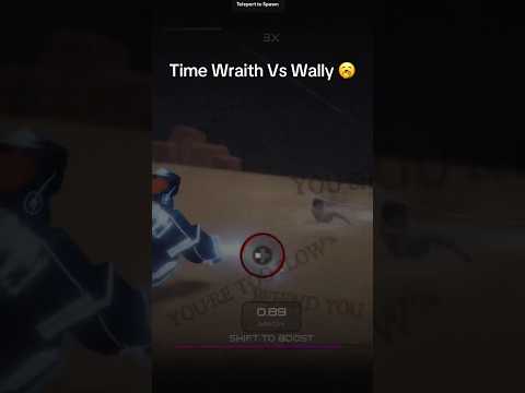 Even The New Time Wraith Can’t Catch Wally… #roblox #flashpoint #timewraith #wallywest