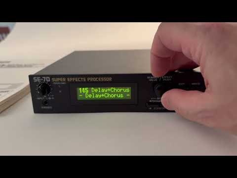 Boss SE-70 Super Effects Processor 1993 - 1999 - Black image 8