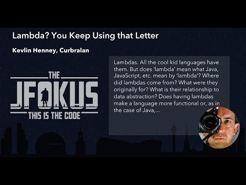 Lambda? You Keep Using that Letter by Kevlin Henney