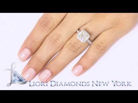 FD-510 - 2.34 Carat Natural Fancy Yellow Princess Cut Diamond Engagement Ring 14k Gold