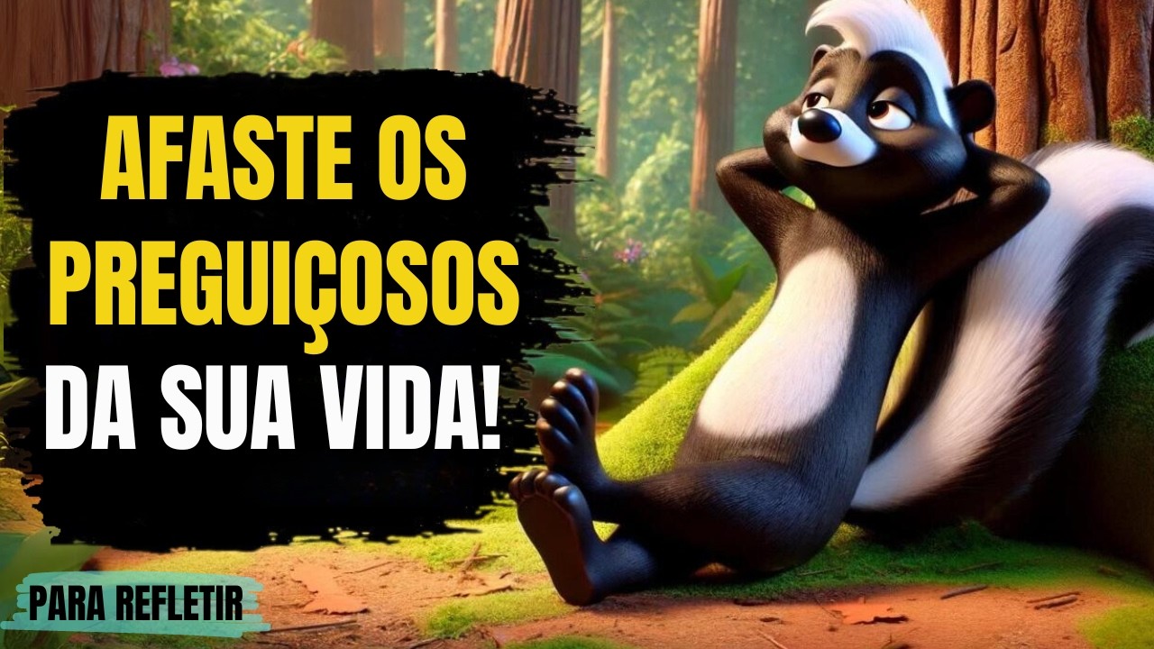 A LIÇÃO QUE O GAMBÁ PREGUIÇOSO APRENDEU - Não Cometa Este Erro!