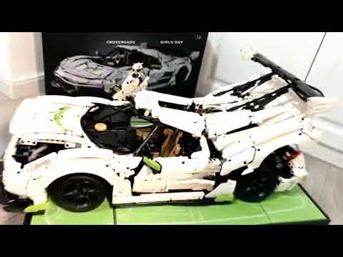 CADA Koenigsegg JESKO Fantasma 1:8 Sports Racing Car Model Building Blocks