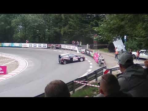 Piotr Jusiak Limanowa Wyścig Górski 2019 dzwon | Piotr Jusiak Limanowa HillClimb 2019 crash