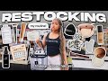 RESTOCKING MY ROUTINE 400 Haul Makeup Skin Hair Selfcare Products