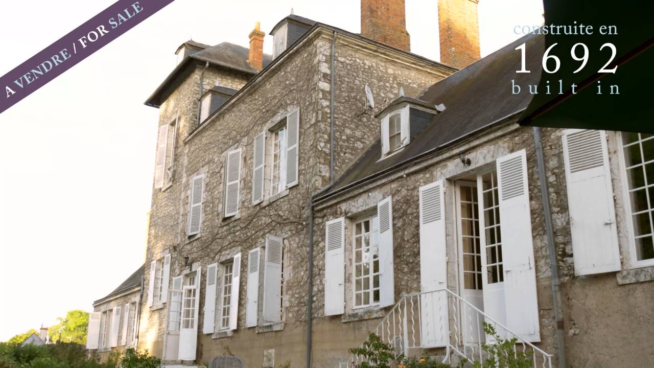 Magnifique demeure de prestige à vendre, Val-de-Loire, 500m2, 2ha, 1h30 de Paris