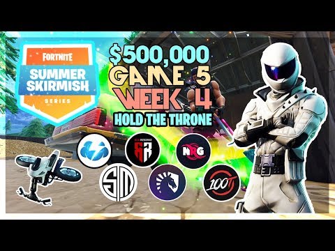 $500,000 🥊Hold The Throne Summer Skirmish🥊 Week 4 Game 5 (Fortnite)