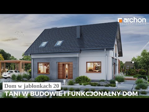 Dom w jabłonkach 20 – Tani w budowie i funkcjonalny dom I ARCHON+ Projekty Domów