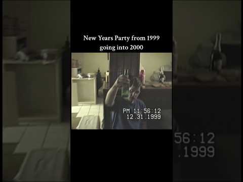 New Years Party from 1999 going into 2000