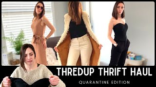 AN HONEST THREDUP REVIEW: Clothing try on, shipping to Canada, hidden fees, and customer service
