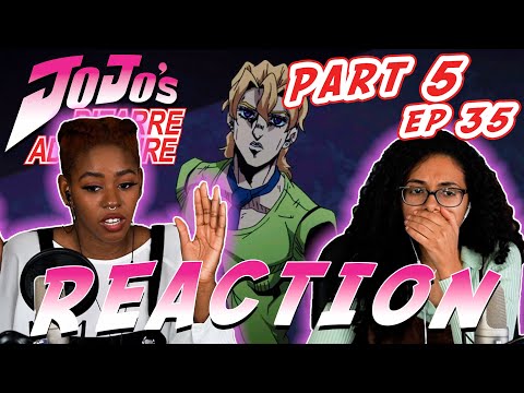 JBA: Golden Wind Part 5 Ep 35 - "The Requiem Quietly Plays, Part 2" REACTION!!
