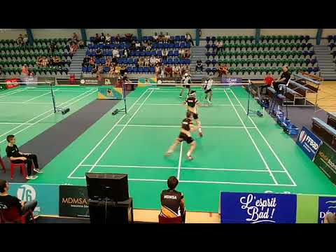 Interclub badminton TOP 12 - J1 - MDMSA vs BACH - Double Homme