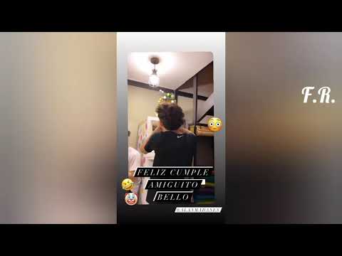 Andrea de alba felicitando a Alan Madanes por Instagram