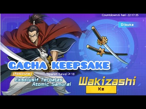 [ONE PUNCH MAN : THE STRONGEST] - GACHA ITEM EKSKLUSIF / KEEPSAKE SSR+ ATOMIC SAMURAI