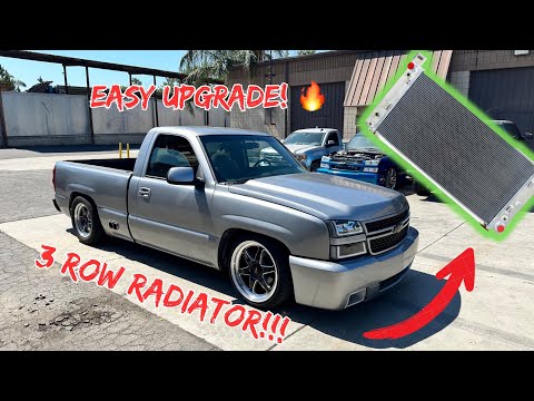 3 ROW RADIATOR INSTALL ON THE CAMMED SINGLE CAB!!