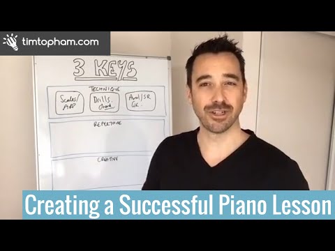 My 3 Keys to a Successful Piano Lesson