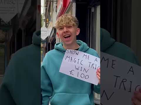 Show me a magic trick win money