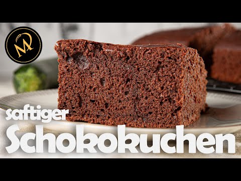Unglaublich saftiger Schokoladen Zucchini Kuchen - schnelles Rezept