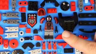 YouTube thumbnail: LEGO Miles Morales: the Spider-Man Mech Armour Build & Comparison! (Unofficial Set)