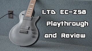 Video thumbnail for ESP LTD EC-258 - Playthrough and Review by AJ Brown