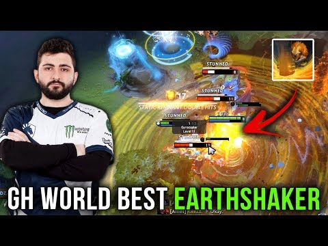 GH World's Best Earthshaker Back to His TI7 Winning & Favourite Hero - EPIC MMR Compilation Dota 2