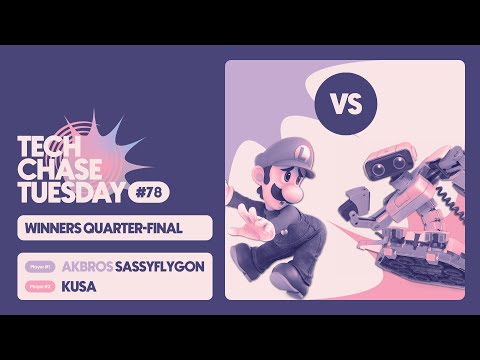 Akbros | Sassyflygon (Luigi) vs Kusa (R.O.B.) | Winners Quarters | Tech Chase Tuesday 78