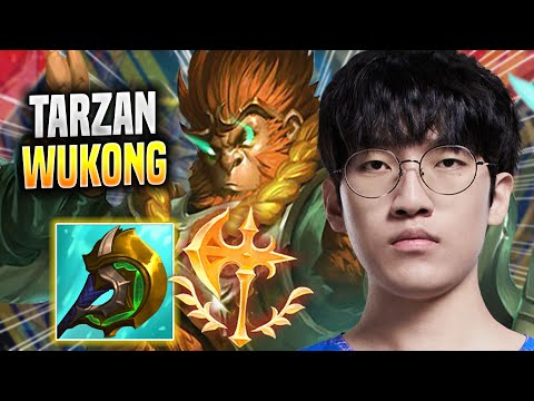 TARZAN TRIES WUKONG WITH NEW BUFFS! - LNG Tarzan Plays Wukong JUNGLE vs Rek'sai! | Season 2022