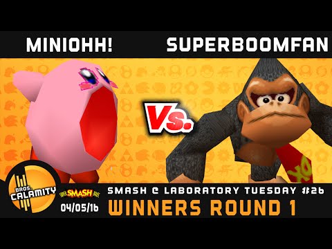 S@LT #26 | BC Miniohh! (Kirby) vs SuPeRbOoMfAn (Ness, DK) - Winners Qtr Finals - SSB64