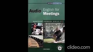 Oxford Business English English for Meetings