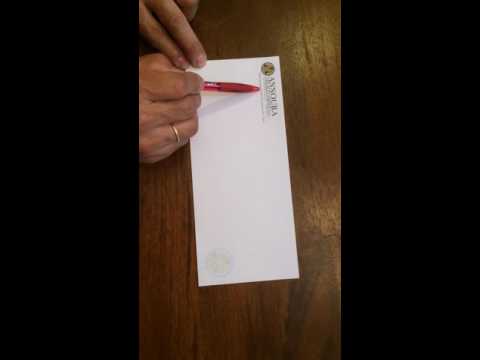 アメリカで郵便を出す際の封筒の書き方
