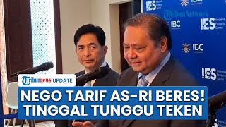 Airlangga Sebut Negosiasi Dagang RI-AS Sudah Rampung, Tinggal Tunggu Diteken Presiden Prabowo-Trump