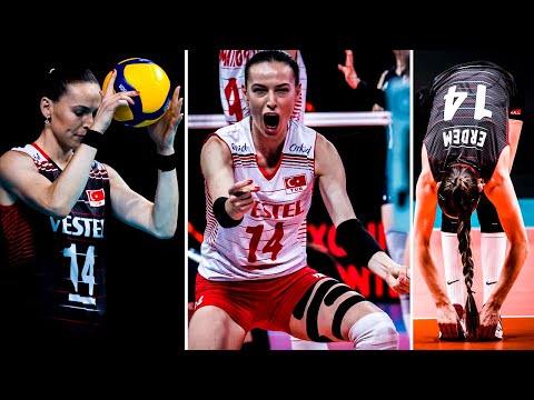 Legendary Middle Blocker - Eda Erdem | Best Spikes and Blocks | VNL 2021 (HD)