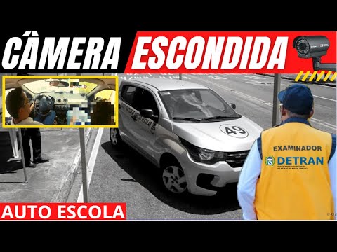 DETRAN EXAM RECORDED BY HIDDEN CAMERA DR.VOLANTE ONLINE DRIVING SCHOOL "REPOST"