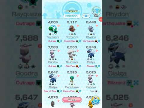 Rayquaza Dragon Ascent Super Rare Gear(dragon prints included) - Pokemon Rumble Rush