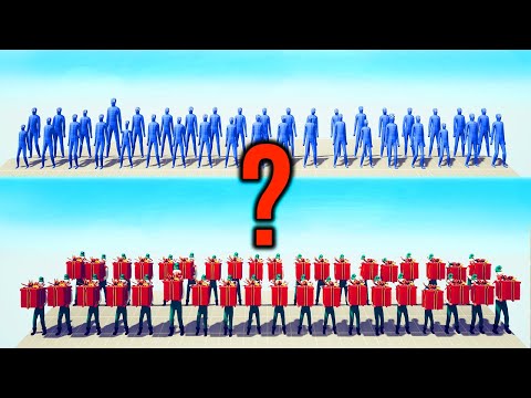 PRESENT ELF TEAM vs RANDOM TEAM #62 | TABS - Totally Accurate Battle Simulator