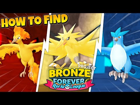 HOW to CATCH The LEGENDARY BIRDS in POKEMON BRICK BRONZE! (TUTORIAL)