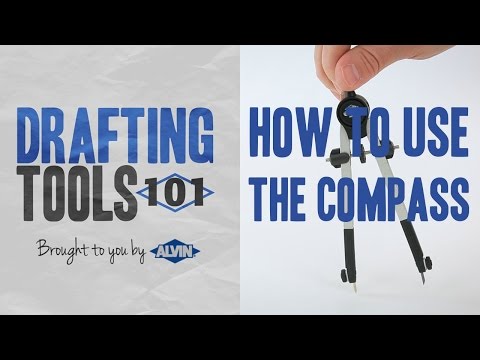 Part of a video titled Drafting Tools 101 - Learn How to Use the Compass - YouTube