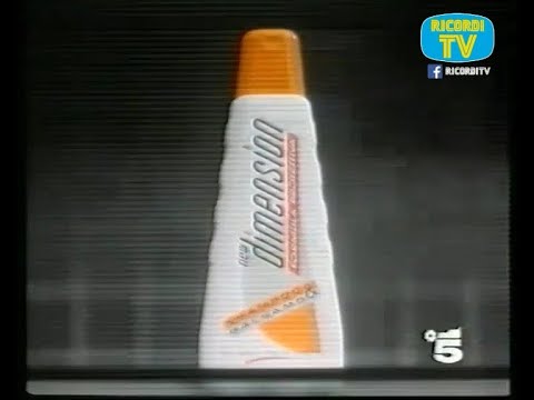 Spot Pubblicita New Dimension Shampoo e Balsamo   canale5 1990