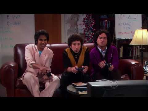 TBBT - Sheldon meets Howard and Raj (the couch dilema)