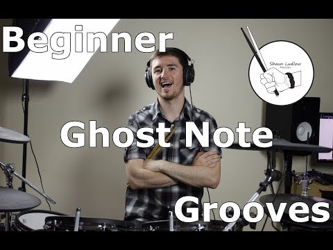 Beginner Ghost Note Grooves - Lesson 1 of The Fundamentals of Ghost Notes