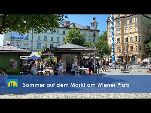Der Sommer auf dem Markt am Wiener Platz in Haidhausen