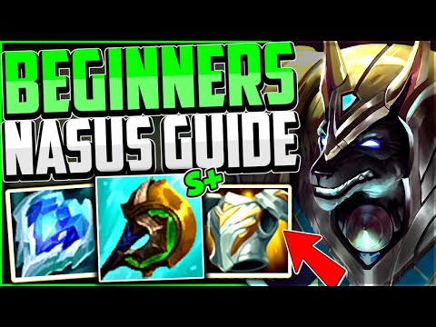 How to Play Nasus Top & CARRY for Beginners (Survive/Scale/WIN EVERY TIME😈) - League of Legends S13