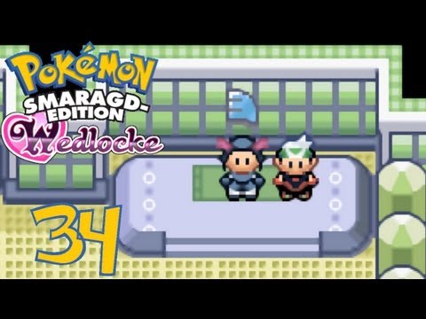 Let's Play Pokemon Smaragd Wedlocke Challenge Part 34 - Kampf gegen Wibke um den Federorden