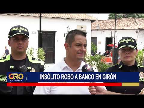 Robo a entidad bancaria en Girón genera alerta | Oro Noticias