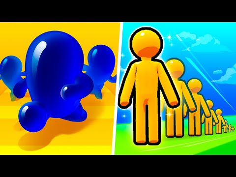MAX LEVEL in Join Blob Clash 3D, ScaleMan - Mobile Games Walkthrough (New Update Gameplay)