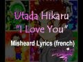 Utada Hikaru I LOVE YOU - misheard lyrics 