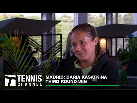 Daria Kasatkina is Focused and Continuing to Fight in Madrid | Madrid Third Round