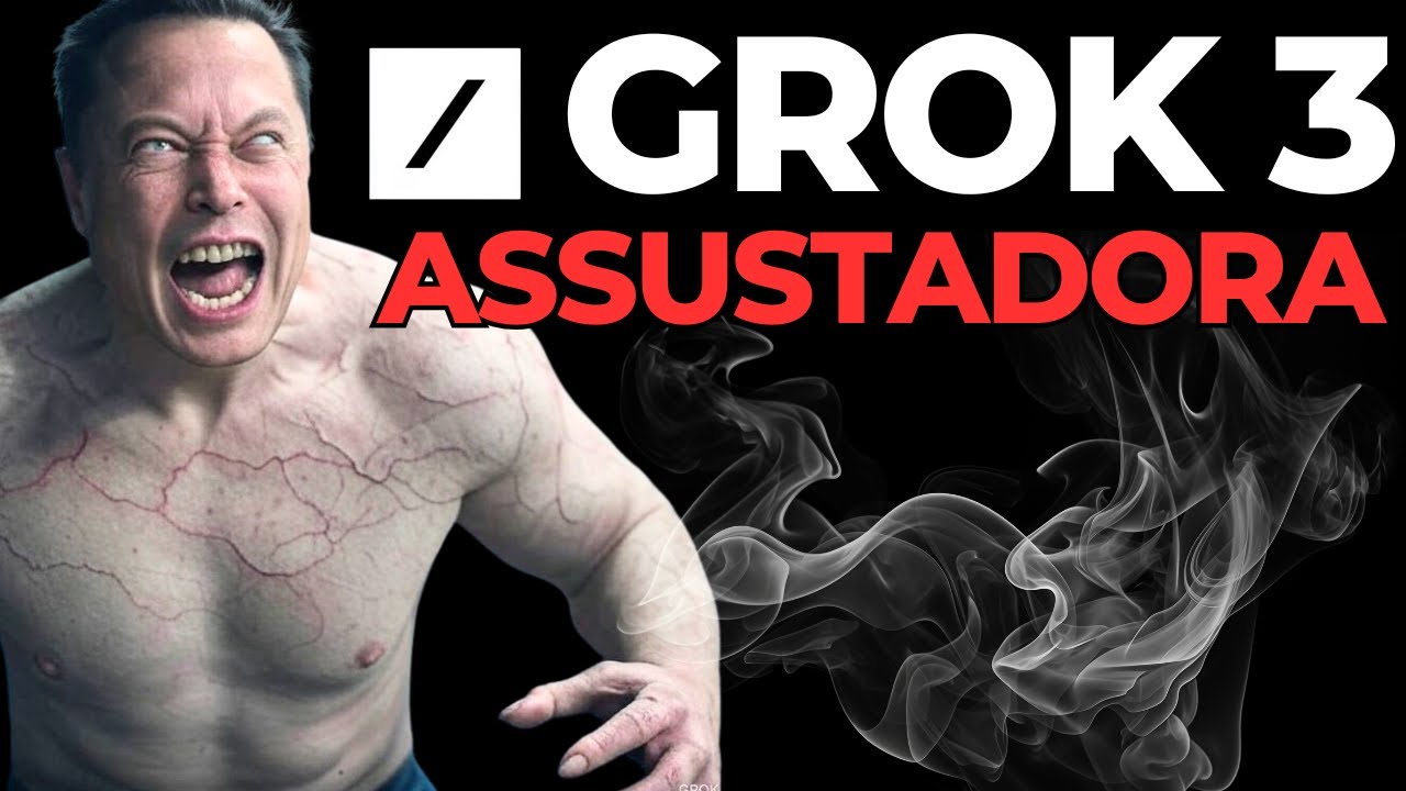A IA Mais Assustadora e Poderosa Já Criada? 7 Coisas que Elon Musk Disse Sobre o Grok 3!