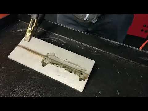 Using CGT-550 Weld Cleaning & Polishing Fluid on TIG and MIG welds