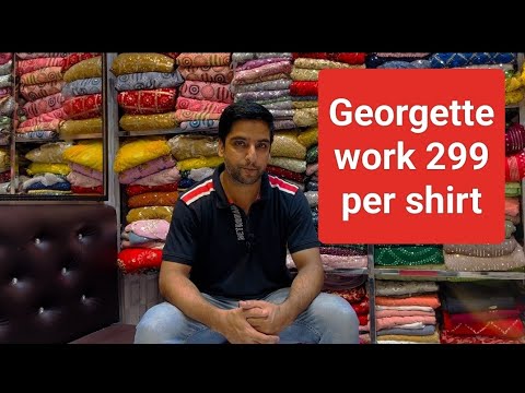 Georgette work || Georgette #trending #viral #india #dubai